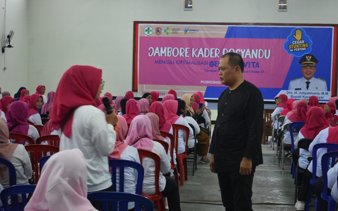MENUJU OPTIMALISASI GERAKAN MENIMBANG DAN MINUM VITAMIN A, PUSKESMAS I JATEN GELAR JAMBORE BAGI KADER POSYANDU