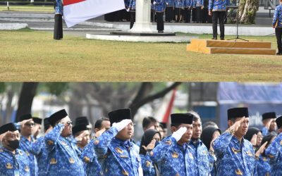 UPACARA PERINGATAN HUT KE-52 KORPRI KABUPATEN KARANGANYAR TAHUN 2023