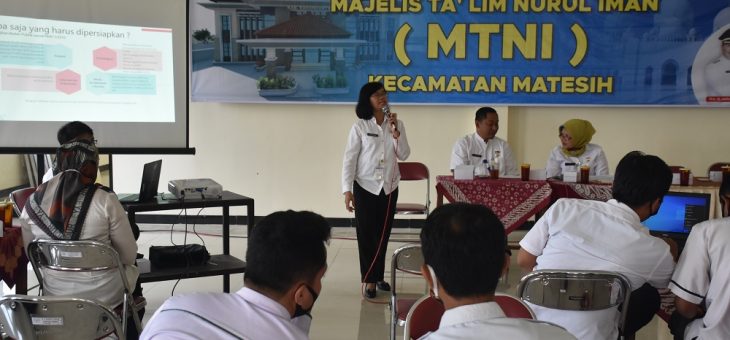 PENDAMPINGAN MONEV PPID DESA DI KECAMATAN MATESIH