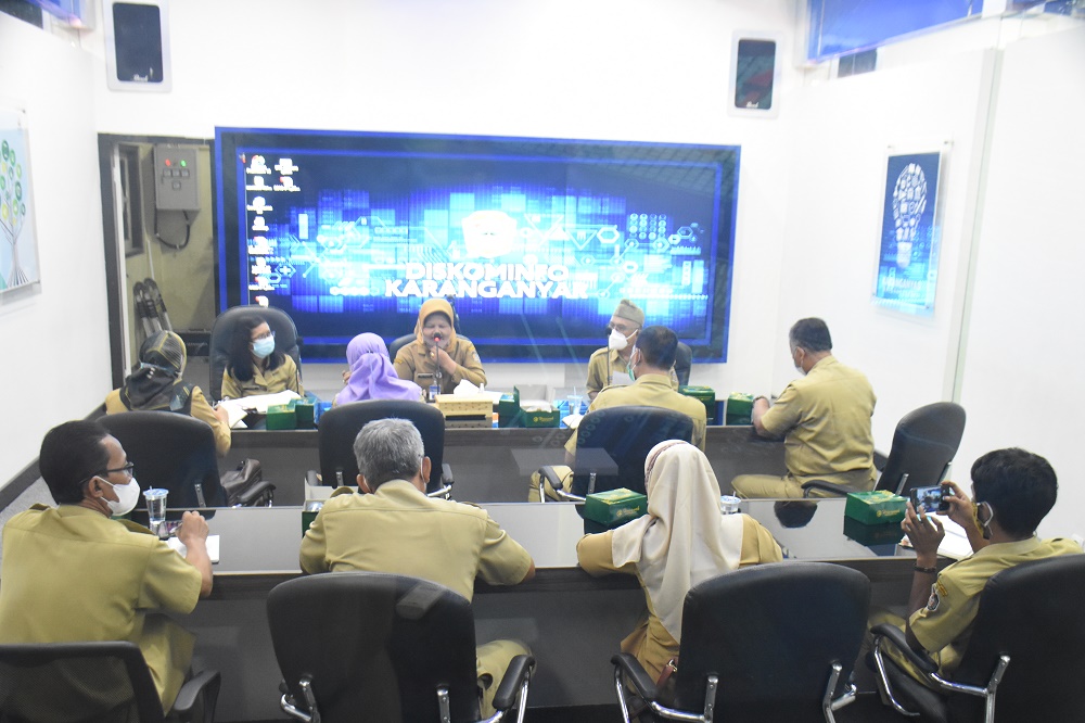 TIM PPID KABUPATEN KARANGANYAR ADAKAN RAPAT KOORDINASI RENCANA MONEV PPID PEMBANTU TAHAP II