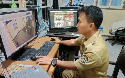 Bidang TKI Diskominfo Kabupaten Karanganyar Fasilitasi Zoom Meeting Pengendalian Inflasi