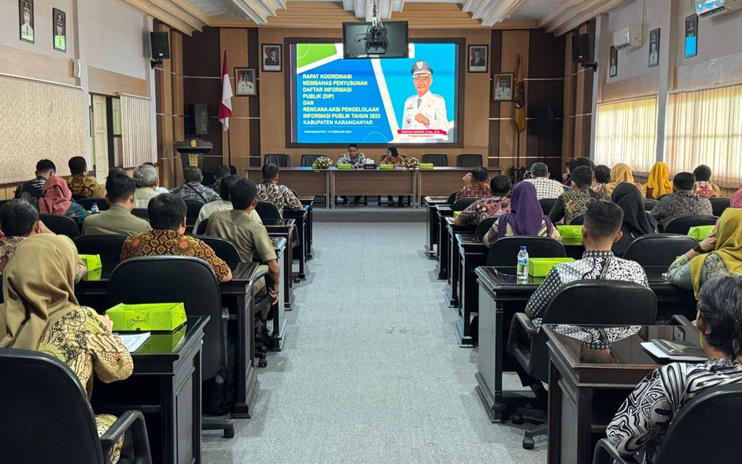DISKOMINFO GELAR RAKOR PENYUSUNAN DIP DAN RENCANA AKSI PENGELOLAAN INFORMASI PUBLIK TAHUN 2025