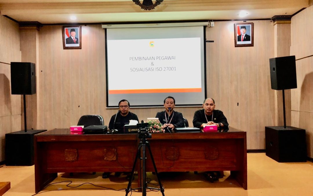 Tingkatkan Kualitas Standar Manajemen Server Skala Pemkab, Diskominfo Gelar Sosialisasi ISO 27001