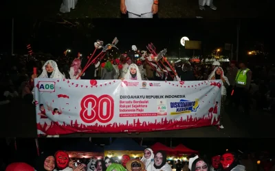 DISKOMINFO Karanganyar memeriahkan “KARANGANYAR NIGHT CARNIVAL”